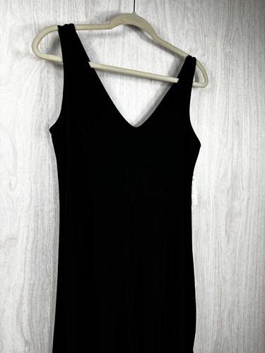 Nicole Miller NWT Black Wide Leg Jumpsuit Women’s Small Sleeveless Lounge Chic - Picture 5 of 10