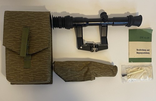 Vtg Original Military East German Zeiss ZFK 4 X 25 Scope 5.45 x 39 Cold War Era - Picture 10 of 12