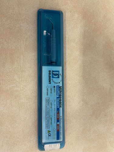 Deldent DF-3 Inserto per scaler ad ultrasuoni manico in resina coda di castoro piatto 25K - Foto 2 di 4