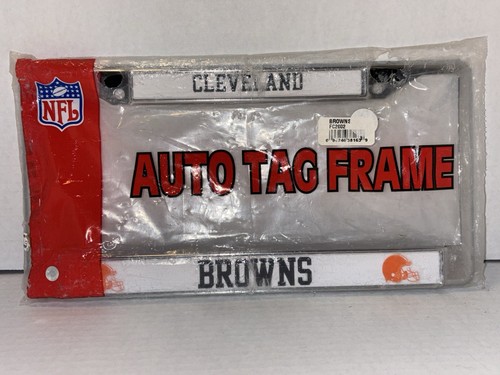 Telaio targa cromato Cleveland Browns - Foto 2 di 2