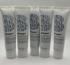 NEW 5X Briogeo Scalp Revival Charcoal Micro Exfoliating Shampoo Travel 59ml/2oz