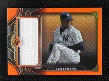 2022 Topps Triple Threads Single Jumbo Relics Amber 8/18 Luis Severino 0w3
