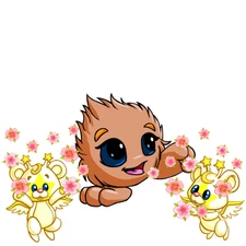 Neopets !- Cherry Blossom Ona Surprise Foreground ! - Virtual Item [Fast + Safe]