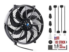 Universal 14 Inch Electric Radiator Fan Cooling Slim fans 12V Push/Pulll Wide