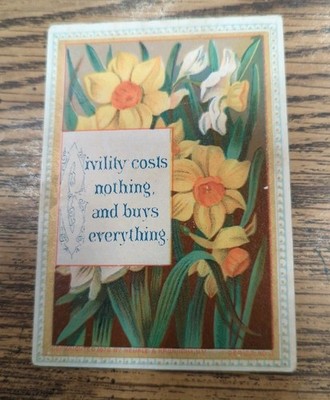 Antique 1800's Advertising Trade Card for ''Frear's Bazaar''  Troy NY Lithograph 