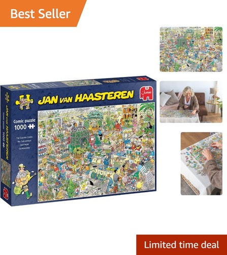 Jumbo Puzzle Centro Giardino - 1000 Pezzi, 68x49cm Divertente per Adulti - Foto 1 di 8