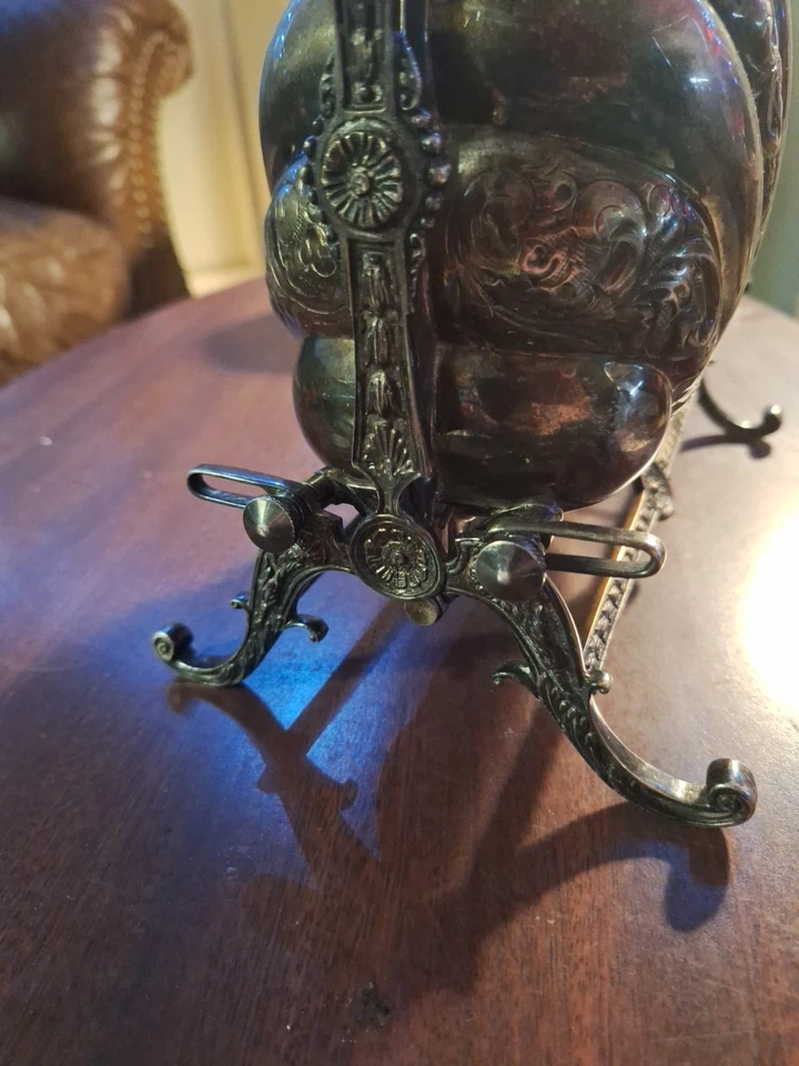 Antique Circa Late 1800's Silver Plated Victorian Bun Warmer / Biscuit Warmer - Image 2 of 4