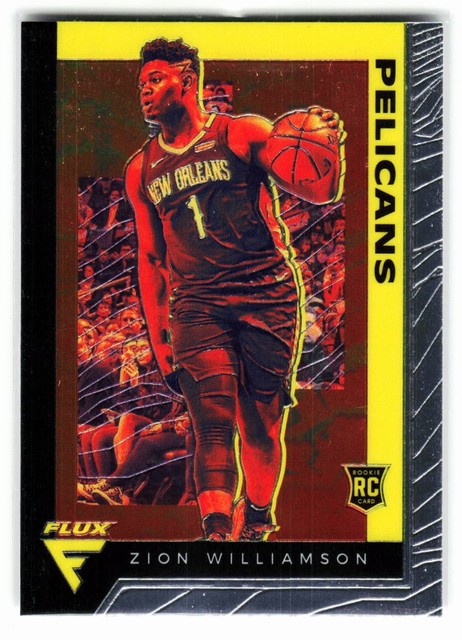 2019 Panini Chronicles Zion Williamson #584 Flux RC Pelicans