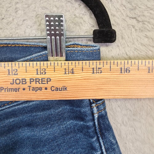 Levis 501 Jeans Mens 32x38 Straight Original Fit Button Fly Denim Thrashed 30x35 - Picture 6 of 21