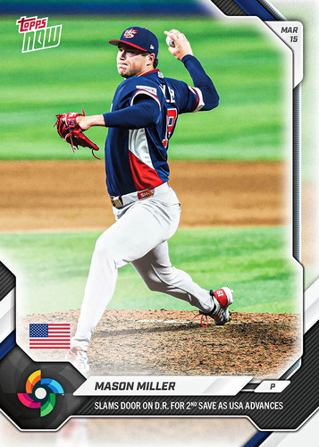 2026 Topps Now WBC-38 Mason Miller
