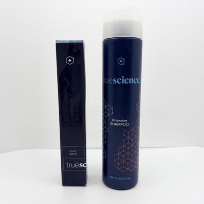 True Science Scalp Serum And Invigorating Shampoo New Sealed Bottles