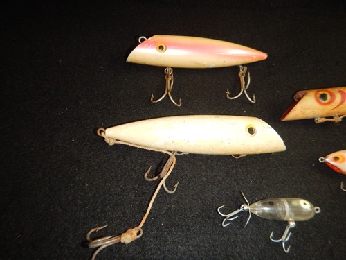 vintage lot fishing lures Heddon tiny torpedos Rosegard Minser Mincer Fat Rat - Picture 2 of 20