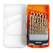 29PCS Cobalt Drill Bit Set 1/16''-1/2'' , M35 High Speed Steel,135 Degree Ti...