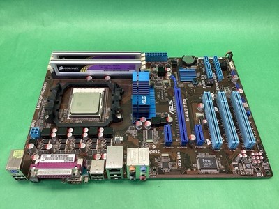 ASUS M4A77TD Motherboard & Athlon II CPU & 2GB Corsair RAM - UNTESTED