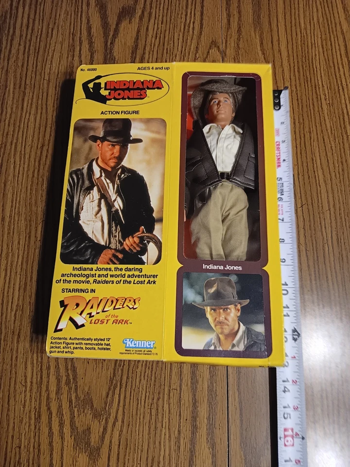 1981 Indiana Jones Raiders Of The Lost Ark 12" Action Figure NIB. - Image 2 of 4