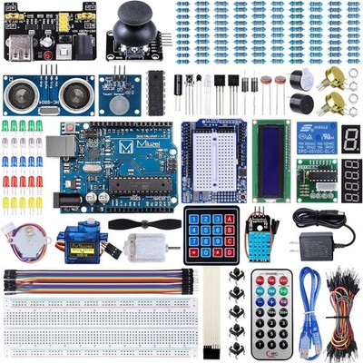 Miuzei Starter Kit Compatible with Arduino Projects with Microcontroller, LCD160