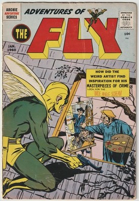 Adventures of the Fly #4 GD+ 2.5 1st Neal Adams Work Archie Comics 1960
