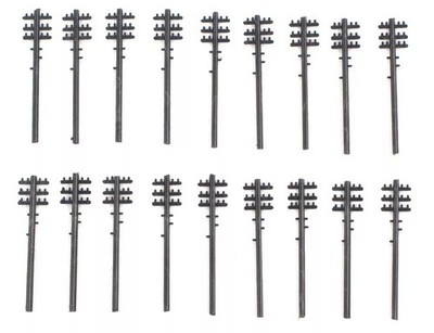 Turmfalke Designs KD14 Telegrafenmasten (18) 2mm Spur N Maßstab Modelleisenbahn