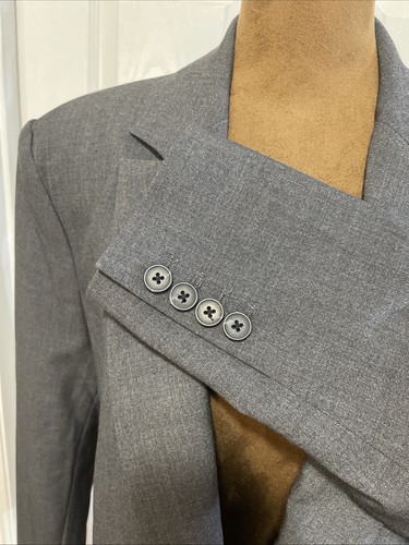 Worthington Blazer Damengröße 12 neu mit Etikett dunkelgrau tiefer Kragen tiefer Ausschnitt - Bild 10 von 15