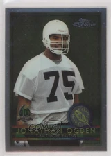 1996 Topps Chrome Jonathan Ogden #163 Rookie RC HOF