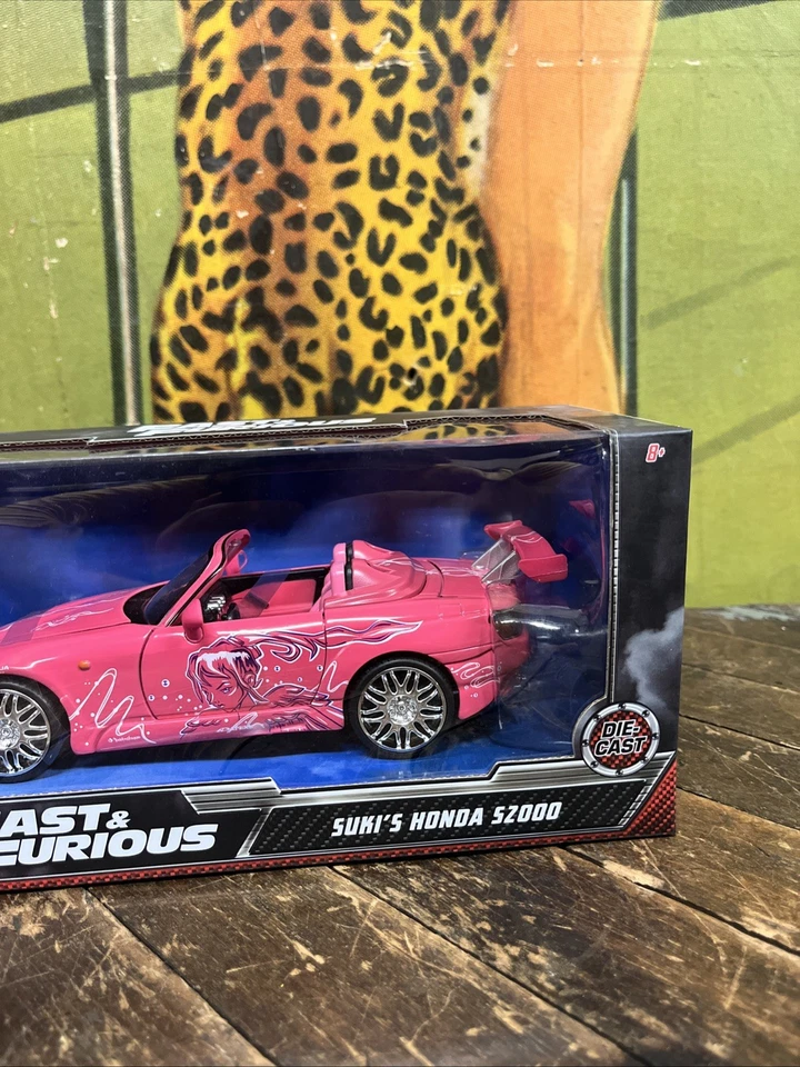 JADA FAST & FURIOUS SUKIS HONDA S2000 ESCALA 1:24 MODELO COCHE STREET RACER Foto 4 de 4