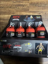 UFC Octagon Fighter Action Figure Surprise Capsules w/ Display Case  Lot Of 8