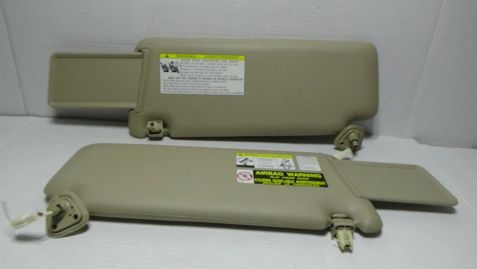Toyota Highlander 2001-2007 motorista e passageiro SUNVISOR bronzeado - Imagem 3 de 4