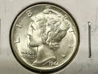 1944 Mercury Dime Brilliant Uncirculated 90% Silver