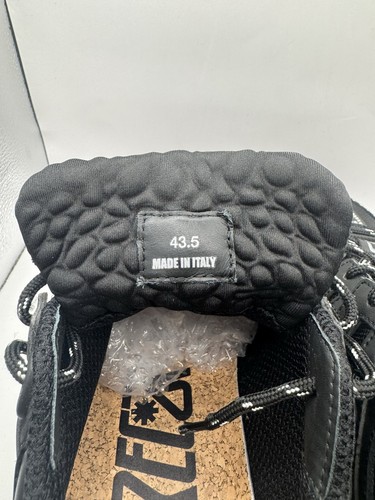 Gr. 43,5 (10,5) Versace Herren Leder "TRIGRECA" Schwarz Sneaker Brandneu - Bild 6 von 8