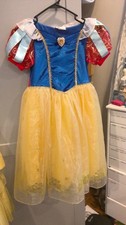 Walt Disney Disneyland Resorts Princess Snow White Costume Dress Girl Sz 7-8,