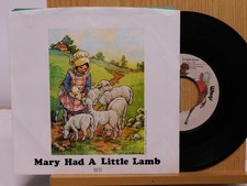 Wings McCartney Rock 45 Mary Had A Little Lamb bw Little Woman Love on Apple