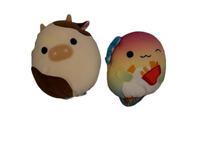 KellyToy Squishmallows 8  Belena the Cow RARE Soft Plush Toy Easter 2023
