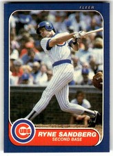 1986 Fleer Ryne Sandberg #378