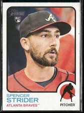 2022 Topps Heritage Spencer Strider RC #521 Atlanta Braves