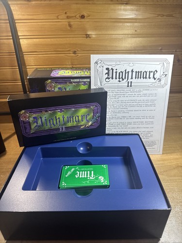 Vtg 1991 Nightmare VHS Board Game With All 3 Expansions Very Rare 1-4 - Picture 7 of 13