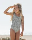 Rylee + Cru  Giana One-Piece Hydrangea Swimsuit Bathing Suit Floral 10-11 NWT
