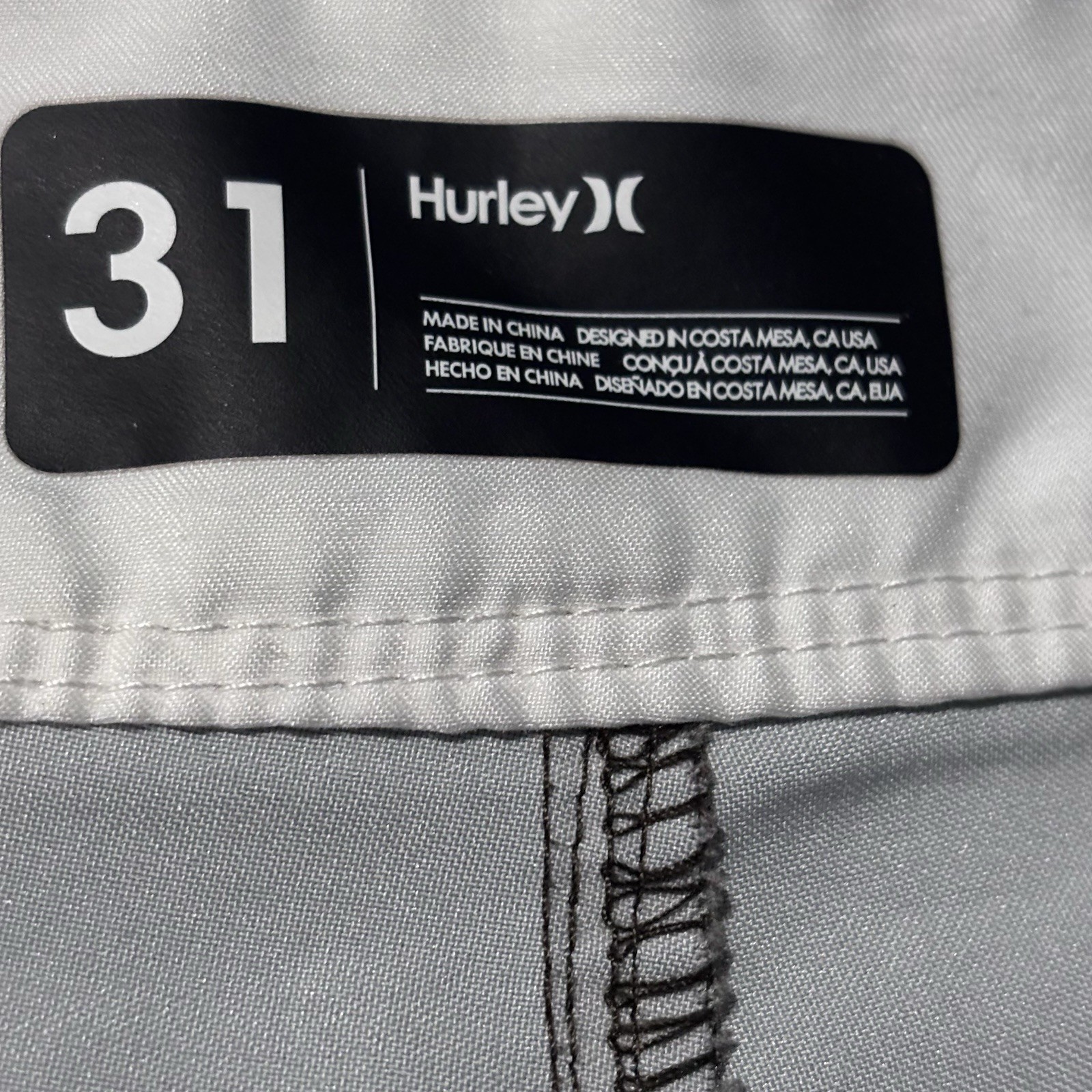 Hurley Men Multicolor Drawstring Flat Front Board… - image 3