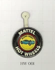 1968 VINTAGE Redline Hot Wheels BEATNIK BANDIT HW001 METAL Button - Badge - Pin