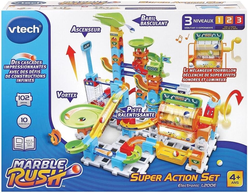 VTech Marble Rush Circuit à Billes Électronique cadeau idéal pour anniversaire de 5 ans