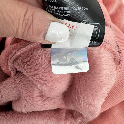 The North Face Osito Girl's Size XL (14/16) Terracotta Full Zip Hoodie NWT - Picture 9 of 15