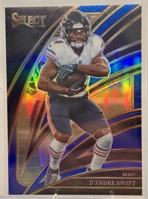 2025 Panini Select D'Andre Swift Club Level Blue Prizm /99 #272