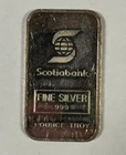 Vintage Engelhard Scotiabank 1 oz Silver Bar #006396