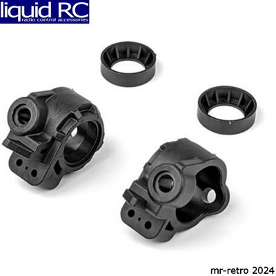 Tekno RC 9141B Adjustable Ackerman Spindles (-2mm Eb/Nb 2.1 Requires Tkr9057b