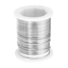 20 Gauge Copper Wires for Jewelry Making, 1 Roll 5m Silver Tone