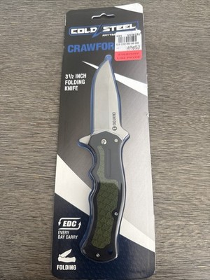 COLD STEEL 4034SS Crawford Model 1 Folding Knife,  Zy-Ex Handle #A21