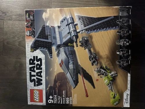 LEGO Star Wars The Bad Batch Attack Shuttle 75314 Complete Set 9+ 969 Pieces Hu…