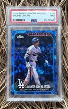2024 TOPPS CHROME SAPPHIRE UPDATE SE #123 SHOHEI OHTANI PSA 9
