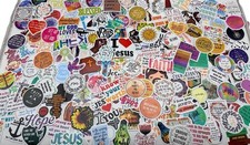 20 Christian Bible Stickers Religious Faith Jesus God Decals Laptop Journal NEW