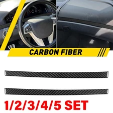 Dashboard Control Panel Cover Decor Carbon Fiber For Pontiac G8 2008 2009 1-5SET