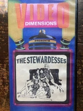 The Stewardesses VHS BETH SHIELDS Classic Rare Video Dimensions Clamshell